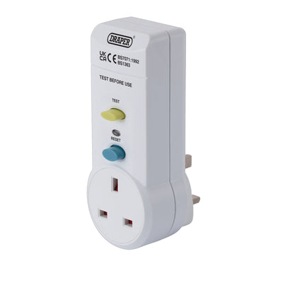 Draper RCD Adaptor, 220-250v/50Hz, 13 AMP - DR-10205 - Draper - Trade Counter Direct
