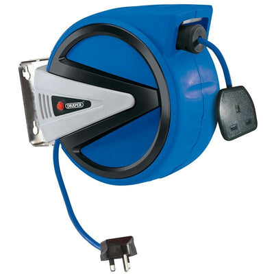 Draper RCR10 230V Retractable Electric Cable Reel, 10m - (15051) - DR-15051 - Draper - Trade Counter Direct