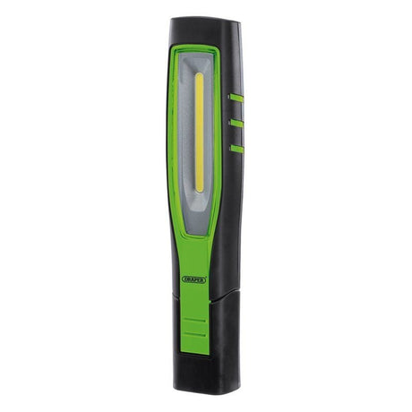 Draper RIL/COB1000/G COB/SMD LED Rechargeable Inspection Lamp, 10W, 1,000 Lumens, Green - (11765) - DR-11765 - Draper - Trade Counter Direct