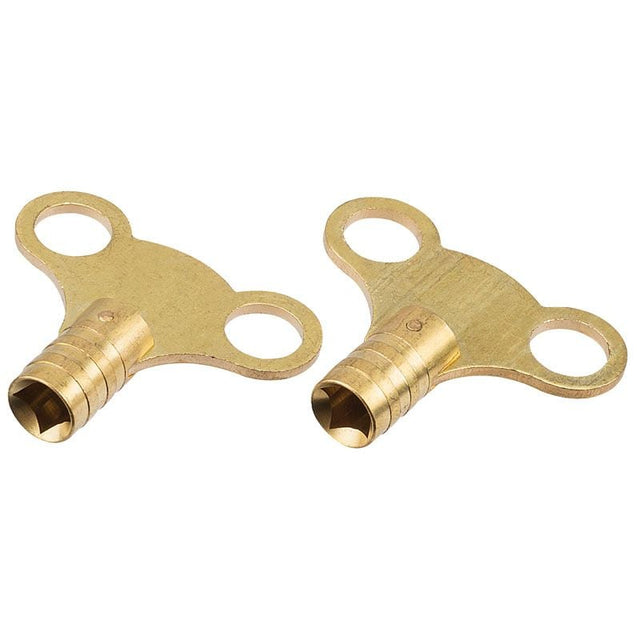 Draper RKB/L Brass Radiator Key - (43799) - DR-43799 - Draper - Trade Counter Direct