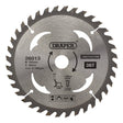 Draper SBC3 TCT Cordless Construction Circular Saw Blade for Wood & Composites, 165 x 20mm, 36T - (26013) - DR-26013 - Draper - Trade Counter Direct