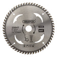 Draper SBW3 TCT Circular Saw Blade for Wood, 165 x 20mm, 60T - DR-20647 - Draper - Trade Counter Direct