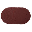 Draper SDHAL150 Sanding Discs, 150mm, Hook & Loop, 80 Grit, (Pack of 10) - (54888) - DR-54888 - Draper - Trade Counter Direct