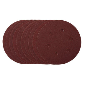 Draper SDHAL150 Sanding Discs, 150mm, Hook & Loop, 80 Grit, (Pack of 10) - (54888) - DR-54888 - Draper - Trade Counter Direct