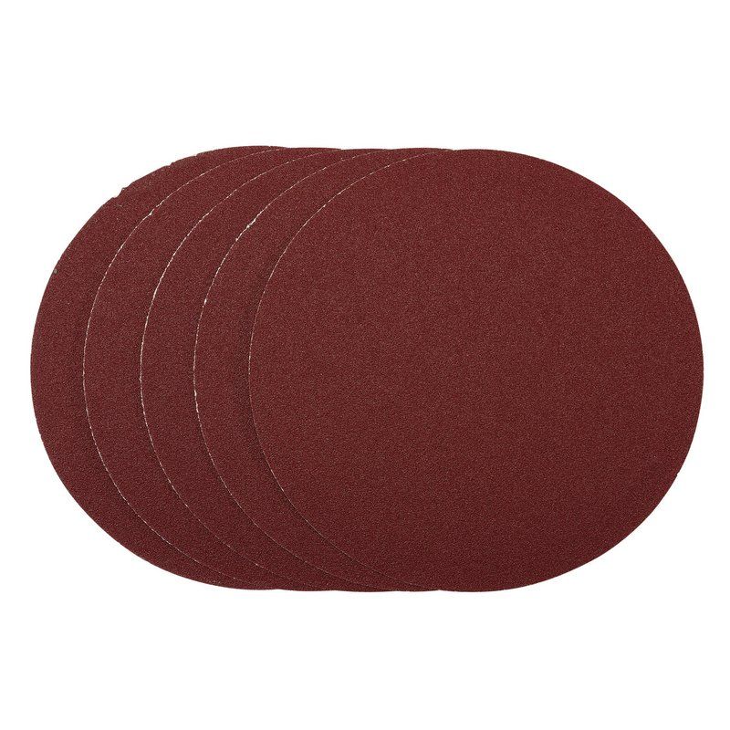 Draper SDPSA200 Sanding Discs, 200mm, PSA, 80 Grit, (Pack of 5) - (63026) - DR-63026 - Draper - Trade Counter Direct