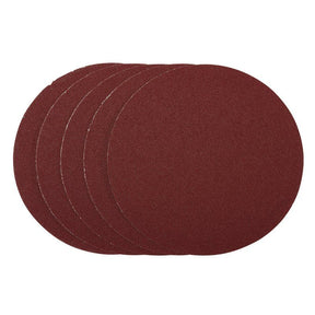 Draper SDPSA200 Sanding Discs, 200mm, PSA, 80 Grit, (Pack of 5) - (63026) - DR-63026 - Draper - Trade Counter Direct