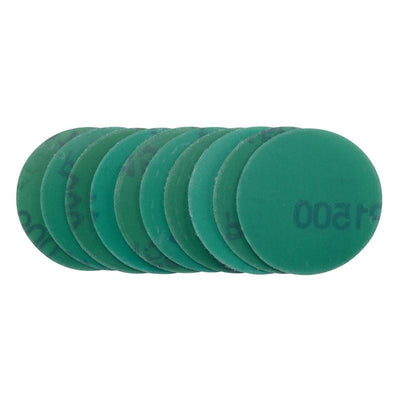 Draper SDWOD50 Wet and Dry Sanding Discs with Hook and Loop, 50mm, 1500 Grit (Pack of 10) - (02012) - DR-02012 - Draper - Trade Counter Direct