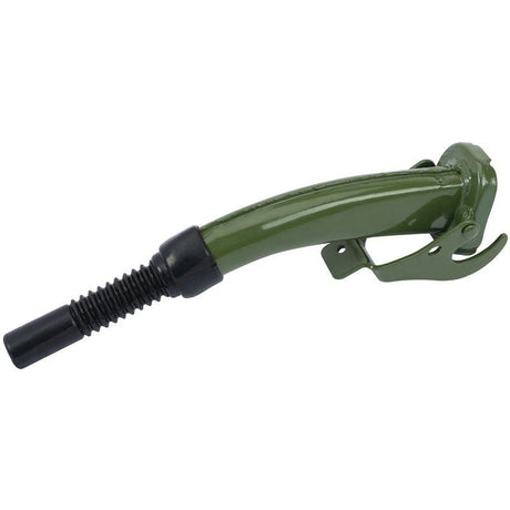Draper SFC - SP - GREEN/C Green Steel Spout for 5/10/20L Fuel Cans - DR-07826 - Draper - Trade Counter Direct