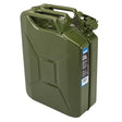 Draper SFC20L - GREEN/C Steel Fuel Can, 20L, Green - DR-07218 - Draper - Trade Counter Direct