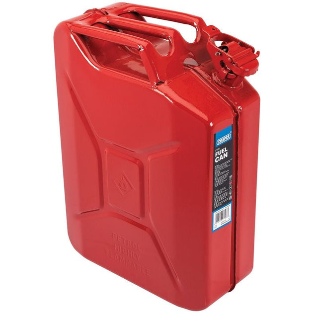 Draper SFC20L - RED/C Steel Fuel Can, 20L, Red - (07568) - DR-07568 - Draper - Trade Counter Direct