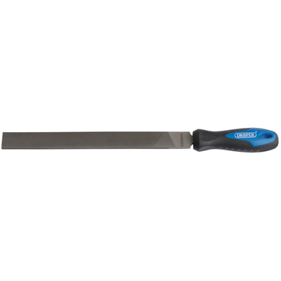 Draper Soft Grip Engineers Hand File and Handle, 250mm - DR-00007 - Draper - Trade Counter Direct