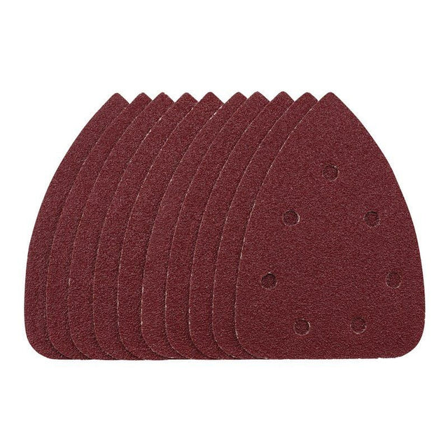 Draper SSD6 Detail Sanding Sheets with Hook and Loop, 140mm, 40 Grit, SSD6 (Pack of 10) - (08611) - DR-08611 - Draper - Trade Counter Direct