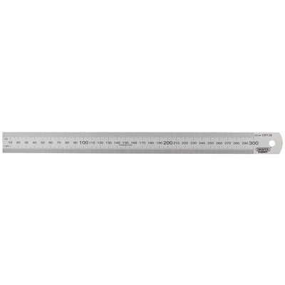 Draper SSR12B 300mm Stainless Steel Rule, 12" - (22671) - DR-22671 - Draper - Trade Counter Direct