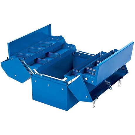 Draper TB459B Barn Type Tool Box with 4 Cantilever Trays, 460mm - (48566) - DR-48566 - Draper - Trade Counter Direct