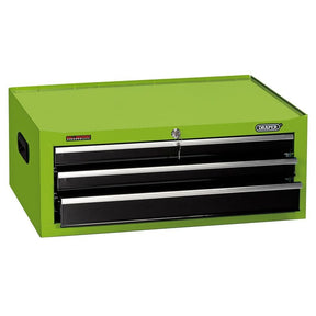 Draper TIC3D/G Intermediate Tool Chest, 3 Drawer, 26", Green - (35742) - DR-35742 - Draper - Trade Counter Direct