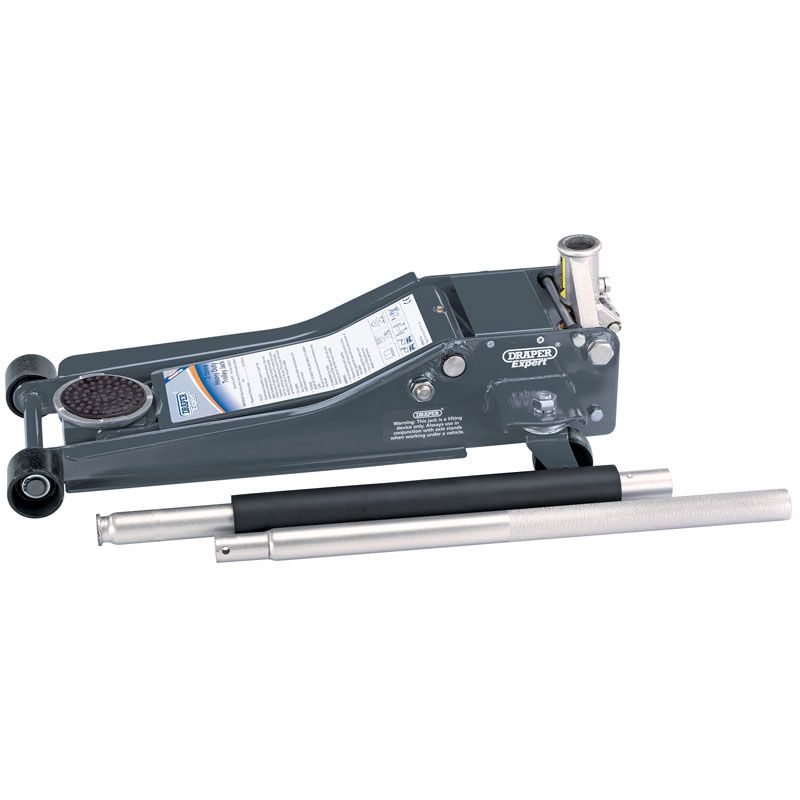 Draper TJ2 - PRO - C Professional Garage Trolley Jacks, 2 Tonne - (31481) - DR-31481 - Draper - Trade Counter Direct