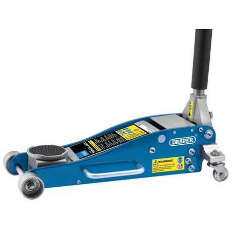 Draper TJAS250 Aluminium and Steel Trolley Jack, 2.5 Tonne - (31479) - DR-31479 - Draper - Trade Counter Direct