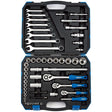 Draper TKD75M Metric Tool Kit, 1/4", 3/8" and 1/2" Sq. Dr. (75 Piece) - (16364) - DR-16364 - Draper - Trade Counter Direct