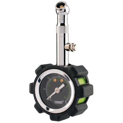 Draper TPGP Tyre Pressure Gauge TPGP, 0 - 60psi, 0 - 4 bar - (91365) - DR-91365 - Draper - Trade Counter Direct