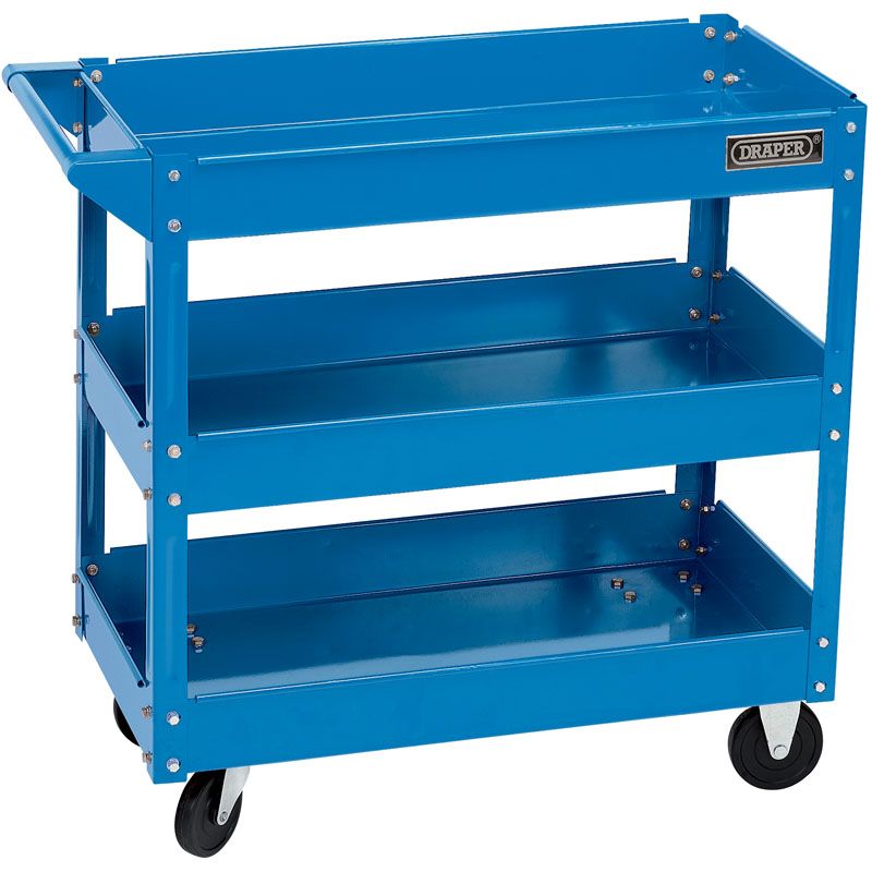 Draper TTB3 3 Tier Tool Trolley - (07630) - DR-07630 - Draper - Trade Counter Direct