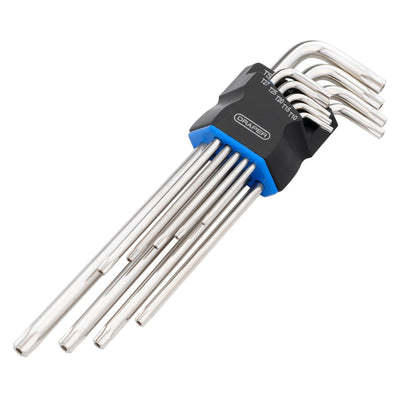 Draper TX-STAR® Extra Long Arm Security Key Set (9 Piece) - DR-12813 - Draper - Trade Counter Direct