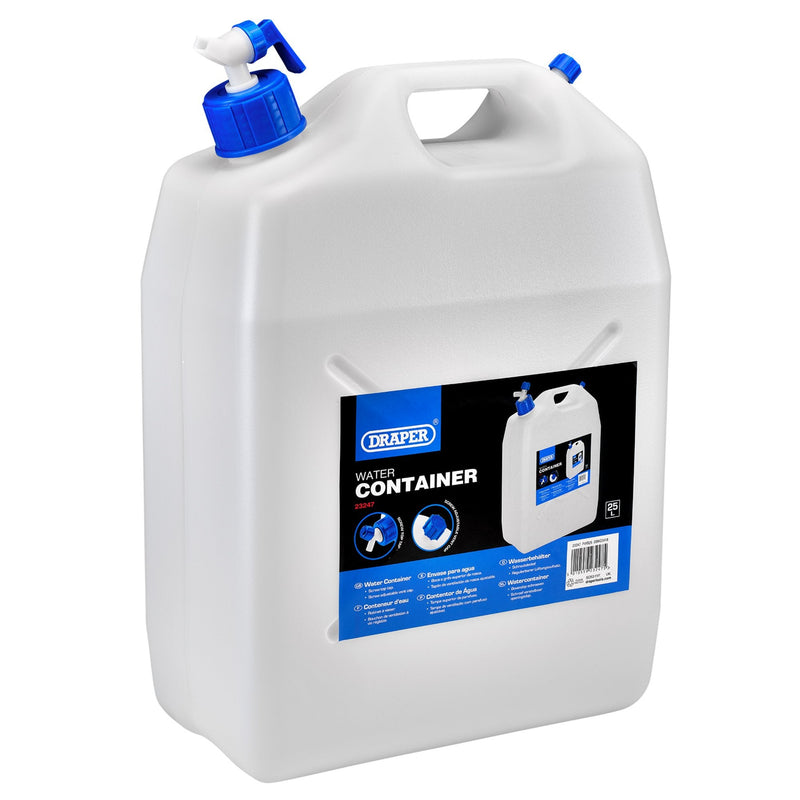 Draper Water Container with Tap - DR-23247 - Draper - Trade Counter Direct