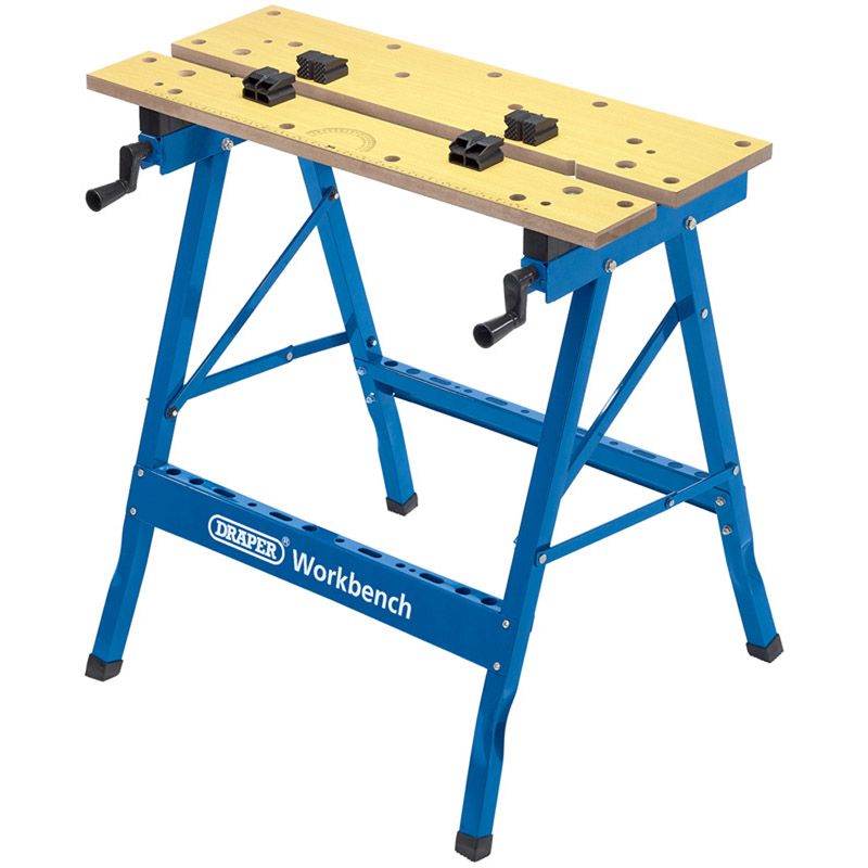 Draper WB800Y Fold Down Workbench, 800mm - (21353) - DR-21353 - Draper - Trade Counter Direct