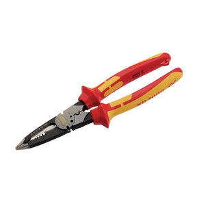 Draper XP1000EP XP1000 VDE Multi - Purpose Pliers, 200mm, Tethered - (99059) - DR-99059 - Draper - Trade Counter Direct