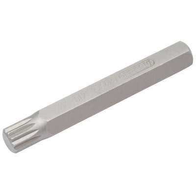 Draper YMH40/SC/B M10 x 75mm Spline 10mm Insert Bit for Mechanic's Bit Sets - (33348) - DR-33348 - Draper - Trade Counter Direct
