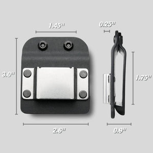 Holstery DriverMaster V2 - Clip-On Tool Holder for Drills, Impact Drivers and Nailers - HLSTR-DRIVER-V2