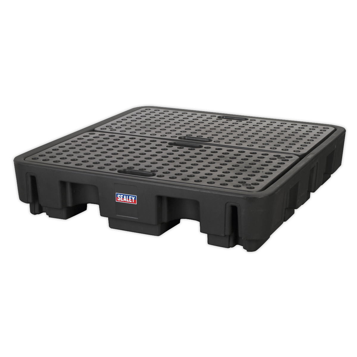 Sealey DRP18 Barrel Bund Polyethylene 1380 x 1290 x 280mm 4 Drum