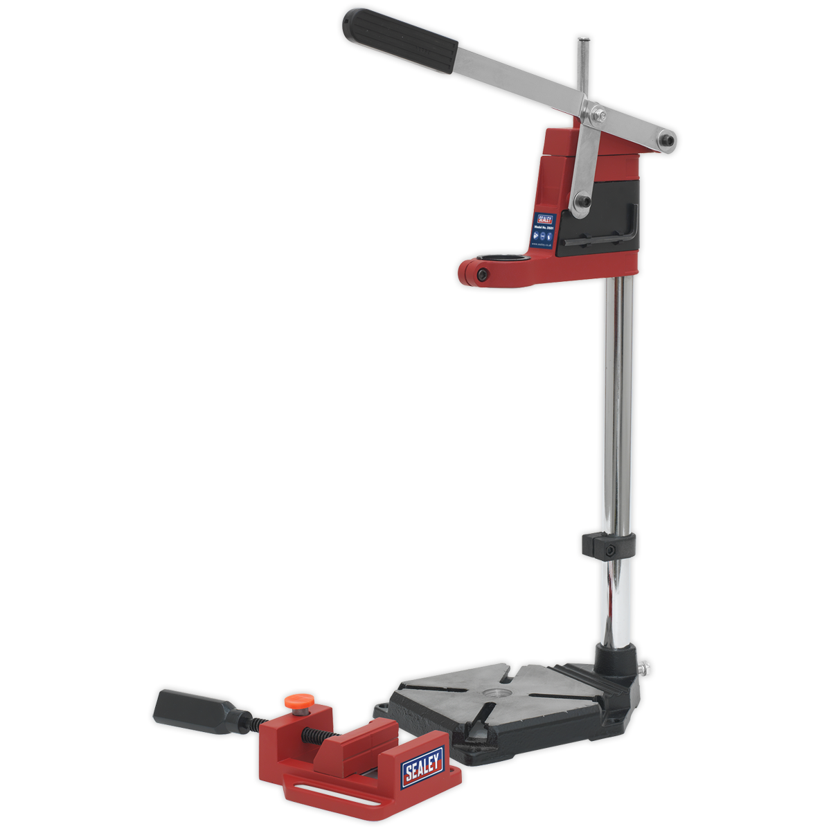 Sealey DS01 Drill Stand with Cast Iron Base 500mm & 65mm Vice