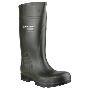 Dunlop Purofort Professional Full Safety Wellington - Green (22212 - 36009) - 22212-36009-04 - Dunlop - Trade Counter Direct
