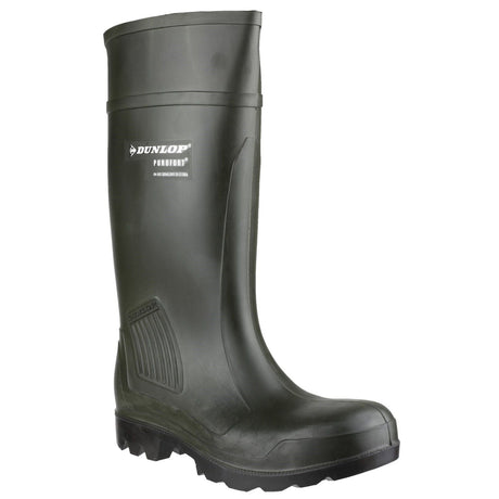 Dunlop Purofort Professional Full Safety Wellington - Green (22212 - 36009) - 22212-36009-04 - Dunlop - Trade Counter Direct