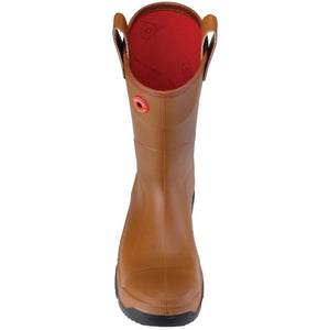 Dunlop Purofort RigPRO Full Safety Wellington - Brown/Black (35180 - 65704) - 35180-65704-03 - Dunlop - Trade Counter Direct