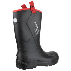 Dunlop Purofort+ Rugged Full Safety Wellingtons - Black (21754 - 35016) - 21754-35016-01 - Dunlop - Trade Counter Direct