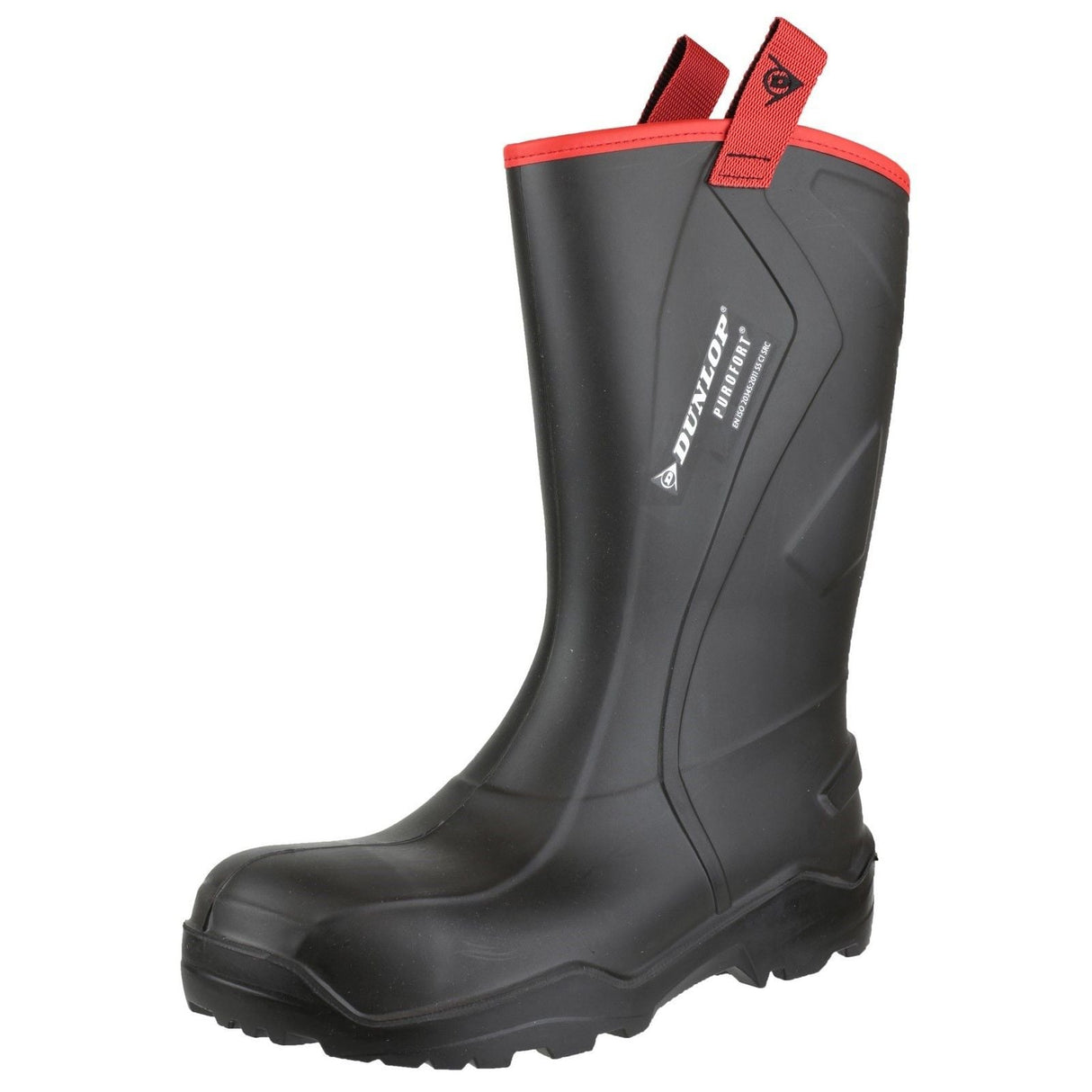 Dunlop Purofort+ Rugged Full Safety Wellingtons - Black (21754 - 35016) - 21754-35016-01 - Dunlop - Trade Counter Direct