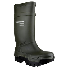 Dunlop Purofort Thermo+ Full Safety Wellington - Green (22210 - 36007) - 22210-36007-04 - Dunlop - Trade Counter Direct
