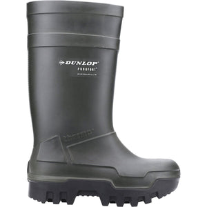 Dunlop Purofort Thermo+ Full Safety Wellington - Green (22210 - 36007) - 22210-36007-04 - Dunlop - Trade Counter Direct
