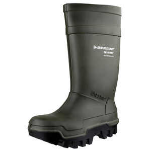 Dunlop Purofort Thermo+ Full Safety Wellington - Green (22210 - 36007) - 22210-36007-04 - Dunlop - Trade Counter Direct