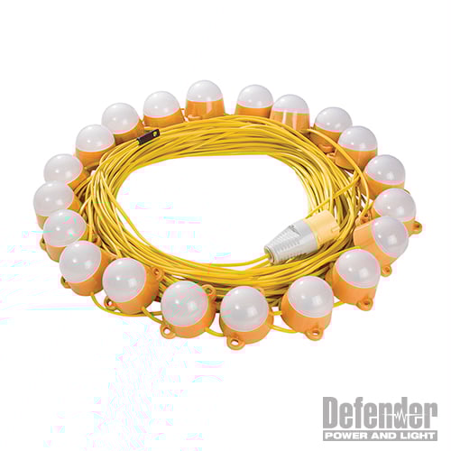 Defender 50m LED Encapsulated Festoon String Lights 100W 110V 100W - E89818