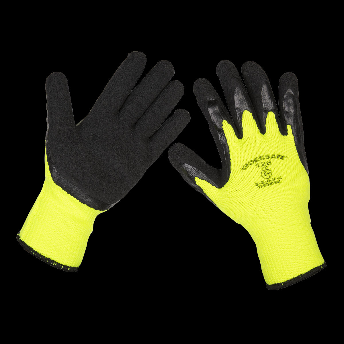 Sealey 9126 Thermal Super Grip Gloves (Large) - Pair