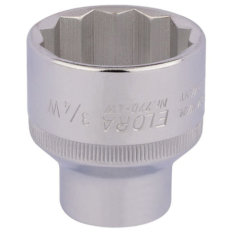 Elora 770 - LW 3/4 Whitworth Bi - Hexagon Socket, 1/2" Sq. Dr., 3/4" - (24898) - DR-24898 - Draper - Trade Counter Direct