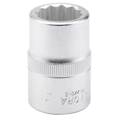 Elora 770 - S 21 Bi - Hexagon Socket, 3/4" Sq. Dr., 21mm - (00690) - DR-00690 - Draper - Trade Counter Direct