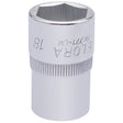 Elora 771 - LM 18 Hexagon Socket, 1/2" Sq. Dr., 18mm - (15307) - DR-15307 - Draper - Trade Counter Direct