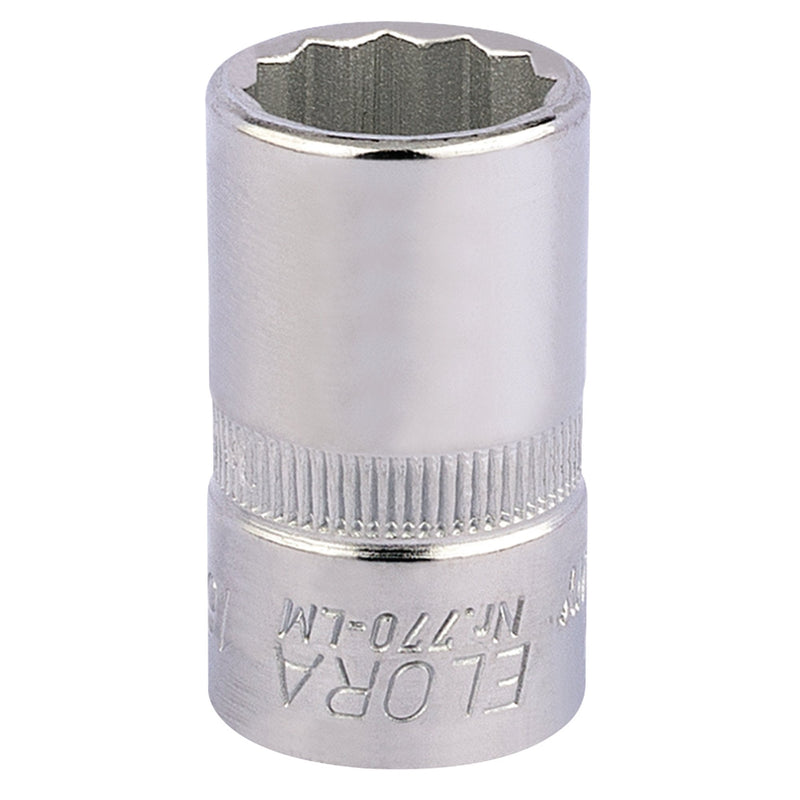 Elora Bi-Hexagon Socket, 1/2" Sq. Dr. - DR-24616 - Elora - Trade Counter Direct