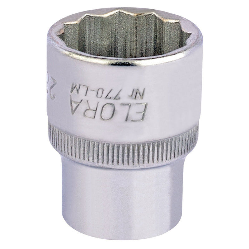 Elora Bi-Hexagon Socket, 1/2" Sq. Dr. - DR-24682 - Elora - Trade Counter Direct