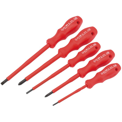 Elora VDE Approved Screwdriver Set (5 Piece) - DR-13668 - Elora - Trade Counter Direct