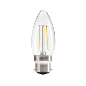 Energizer 2.4W - 25W LED Candle BC/B22 Filament Non - Dim Light Bulbs - S12866 - Energizer - Trade Counter Direct