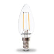 Energizer 2.4W - 25W LED Candle SES/E14 Filament Non - Dim Light Bulbs - S12867 - Energizer - Trade Counter Direct